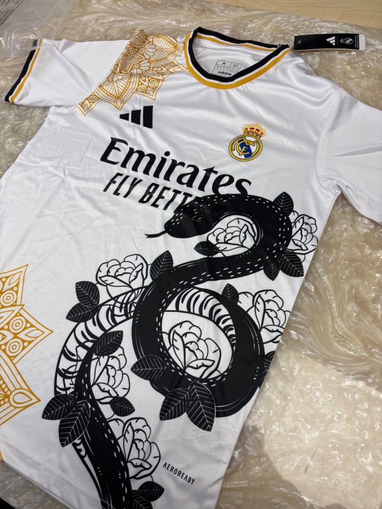 Adidas Real Madrid Emirates T-Shirt – New, White