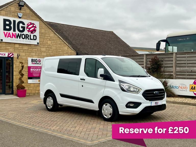 Ford Transit Custom 280 TDCI 105 L1H1 TREND ECOBLUE DOUBLE CAB 5 SEAT CREW VAN
