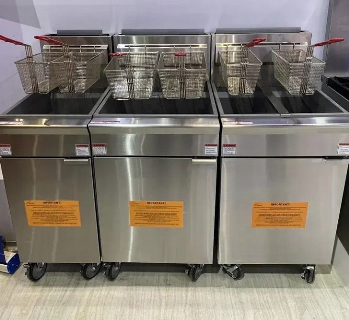 Gas fryers 35L deep fish fryer chips fryer new