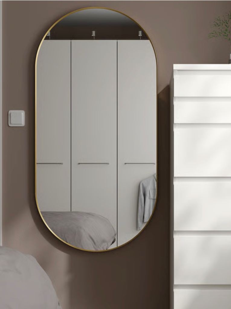 Large Oval Mirror