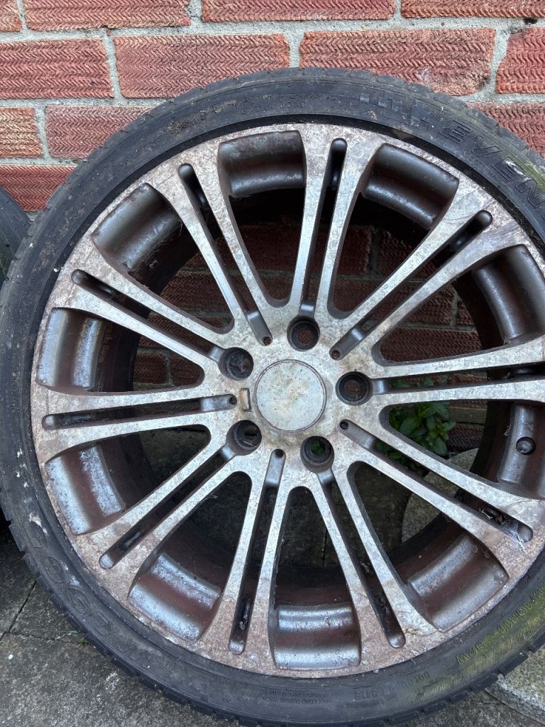 Bmw alloy wheels with tyres