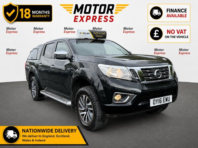 2016 Nissan Navara Double Cab Pick Up N-Connecta 2.3dCi 190 4WD PICK UP Diesel Manual