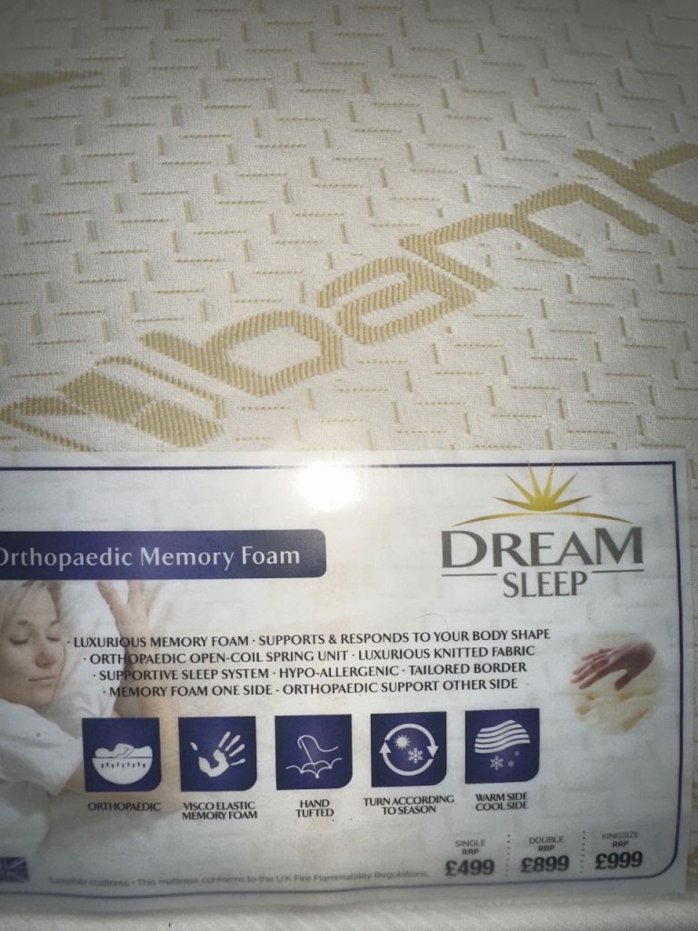 Brand New Dream Sleep King Size Mattress 