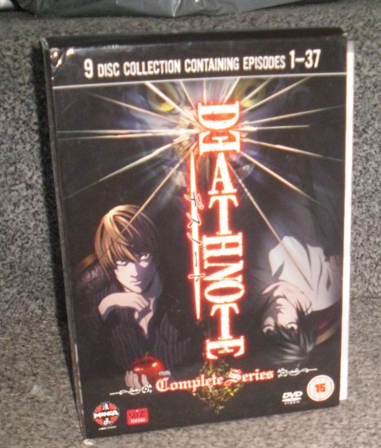 manga anime Death Note Complete Series 9-Disc DVD Collection | in ...