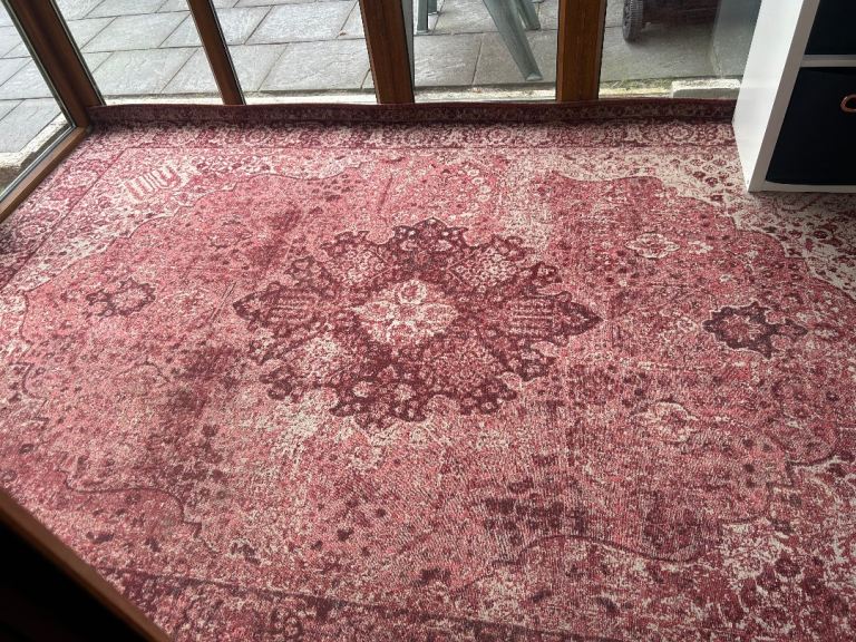 Large chenille dunhelm area rug