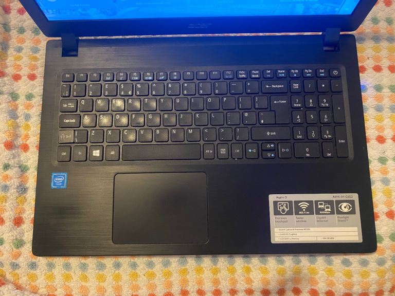 Acer Aspire 3 Laptop - 500GB HDD, 4GB RAM, Windows 10