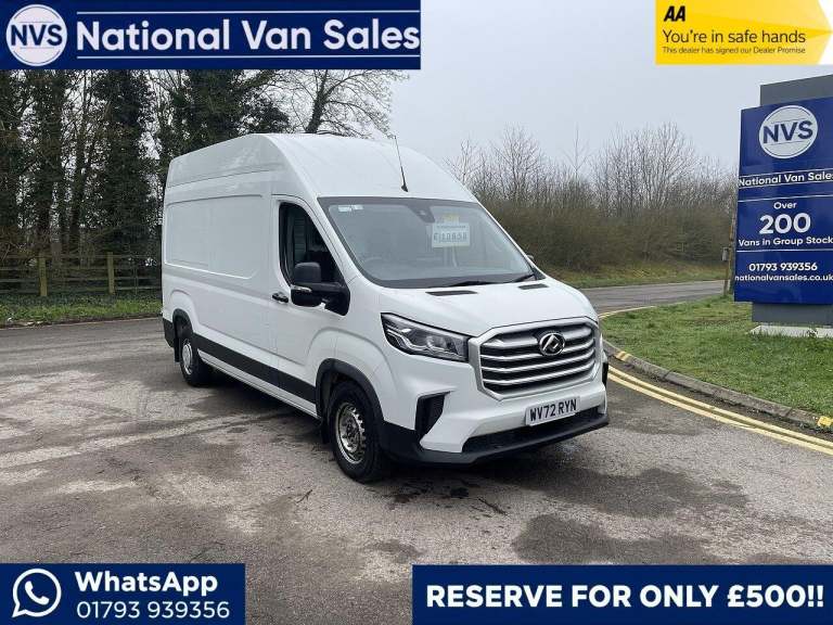 2022 Maxus Deliver 9 2.0 D20 LUX RWD L3 H3 Euro 6 (s/s) 5dr PANEL VAN Diesel Manual