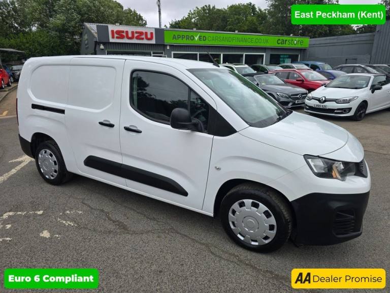 2021 Peugeot Partner 1.5 BlueHDi LWB Crew Cab, 39.300 miles, 5 Speed Manual, Air Con, Bluetooth, ...