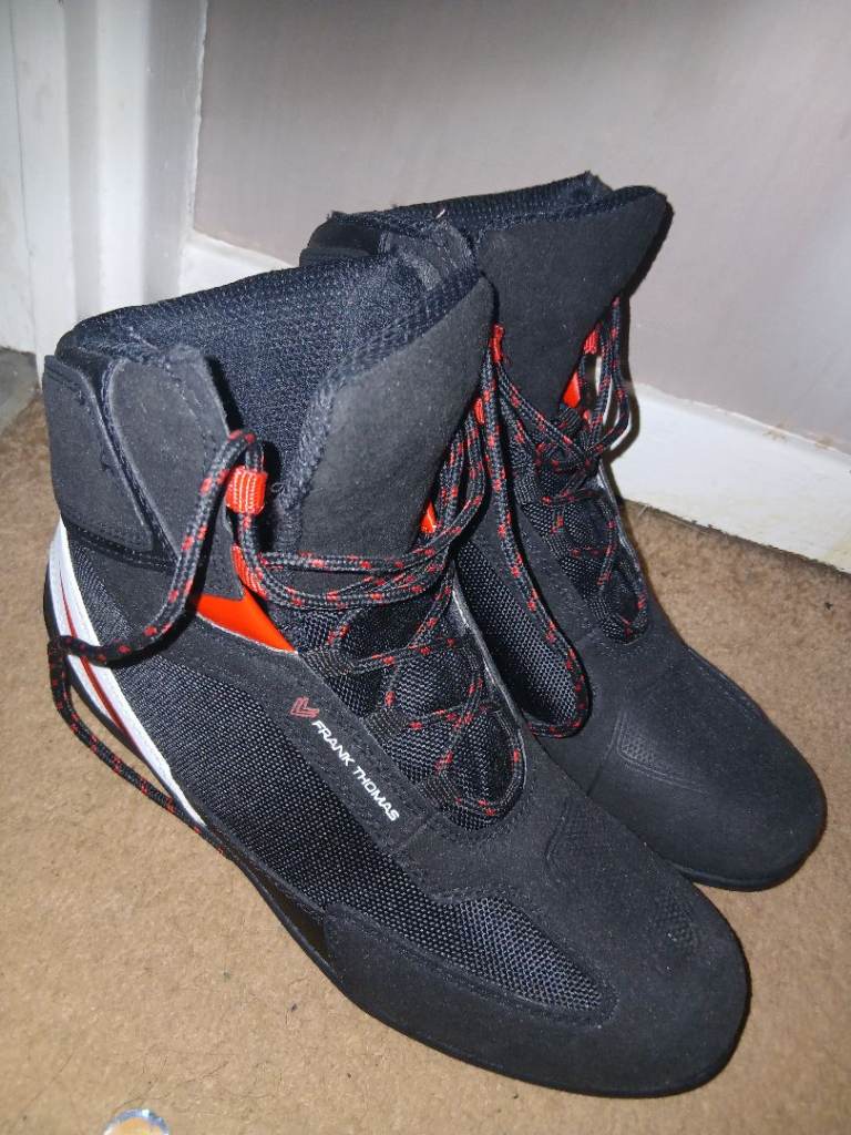 Frank thomas Motorcyle boots, new worn once