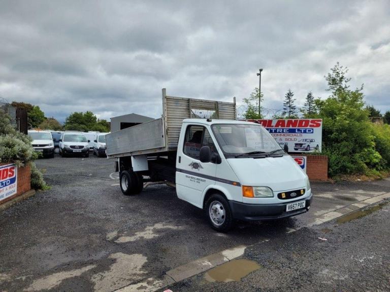  2000 ON V PLATE FORD TRANSIT 190 LWB 2500CC DIESEL TIPPER PICK UP 92K