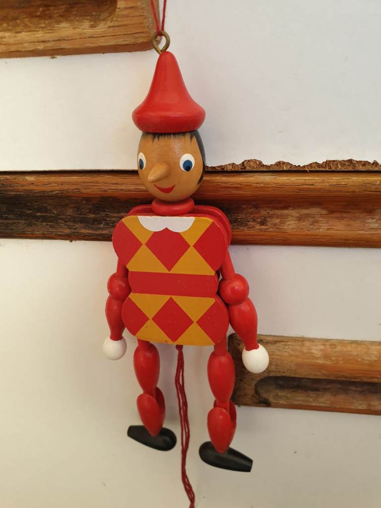 image for Vintage Marionette puppet toy (RARE)