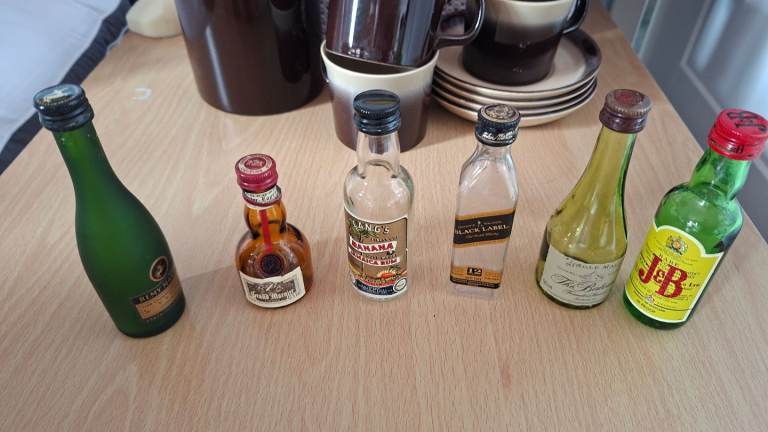 Vintage Miniature Liquour Bottle Collection (1960s-1980s) – Rare & Collectible