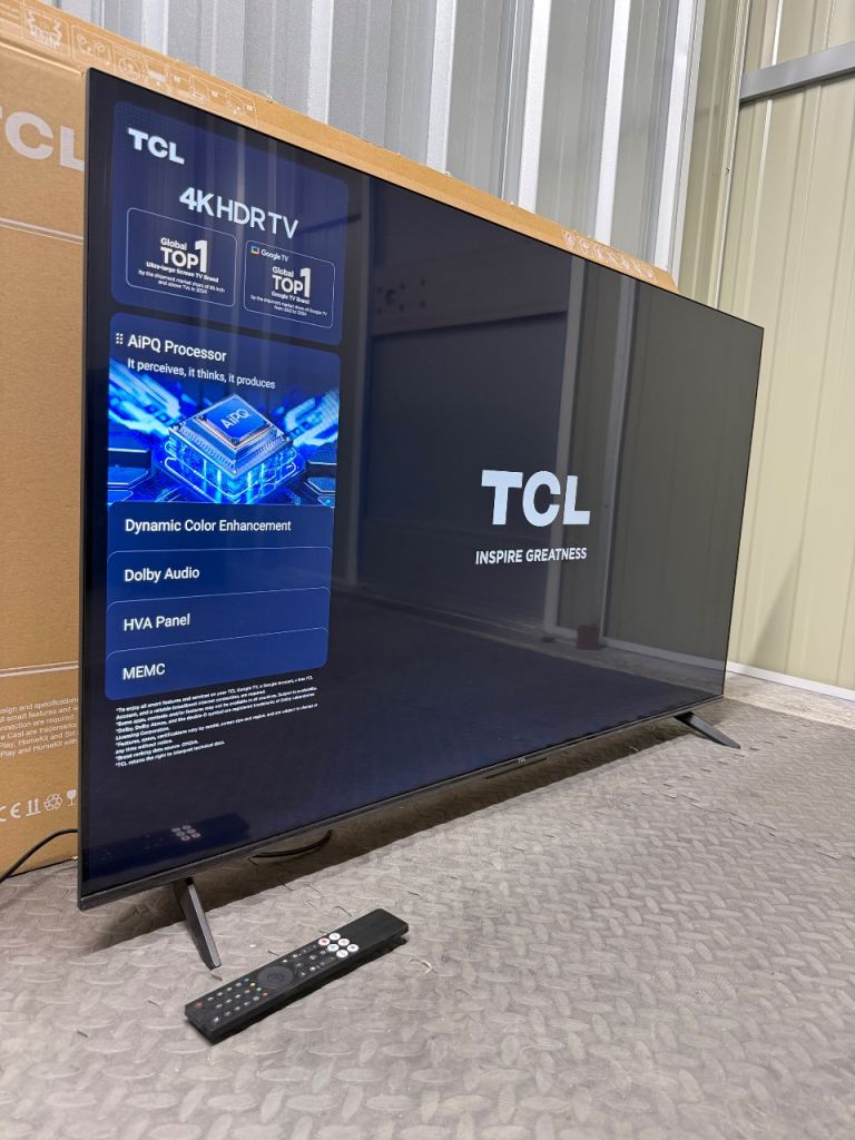 2025 TCL 55 inch LED 4K HDR 10+ Dolby Atmos Smart Google TV 55P6K-UK