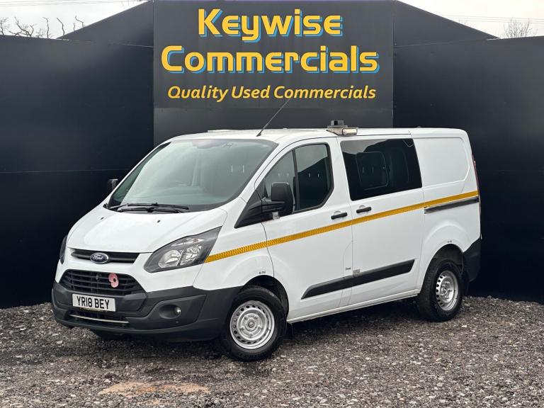 2018 Ford Transit Custom 2.0 300 EcoBlue Crew Van Double Cab 5dr Diesel Manual L1 H1 Euro 6 (6 Se...