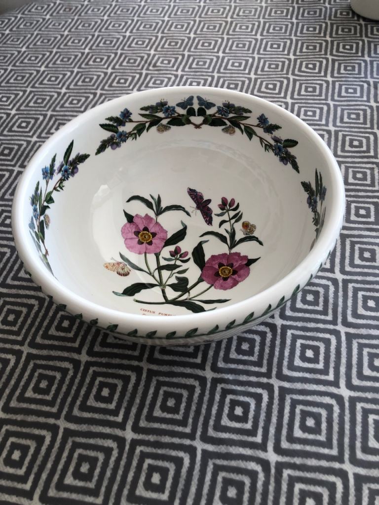 Portmeirion botanic garden Lovely Decorative Ceramic Bowl – Good Condition