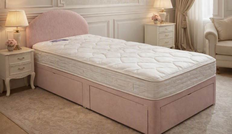Silentnight Single Mattress & Base with Storage - Good Condition