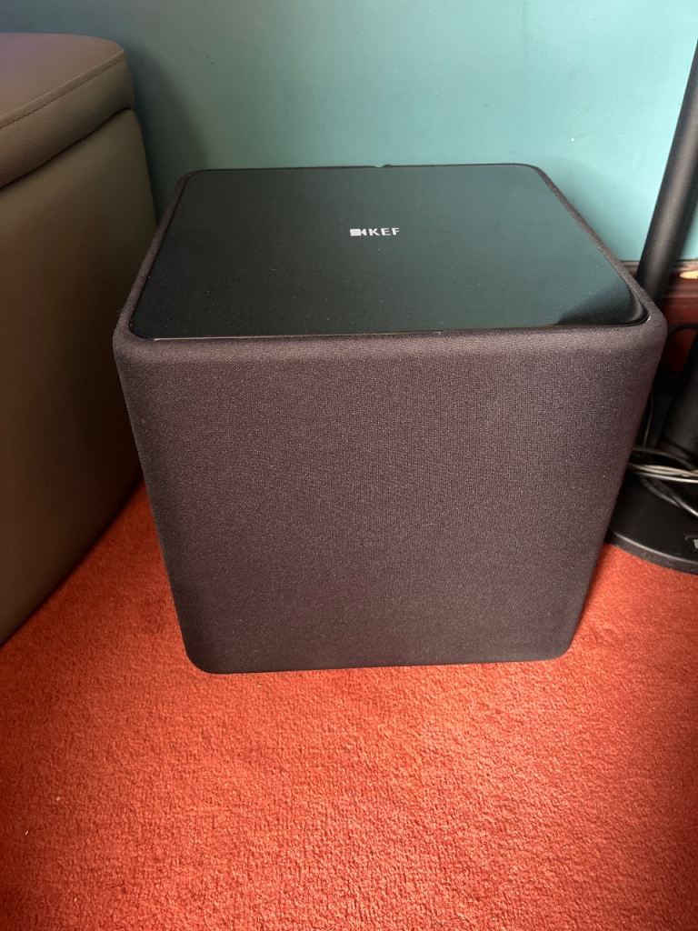 KEF KUBE-1 Subwoofer – Black,TV,HIFI