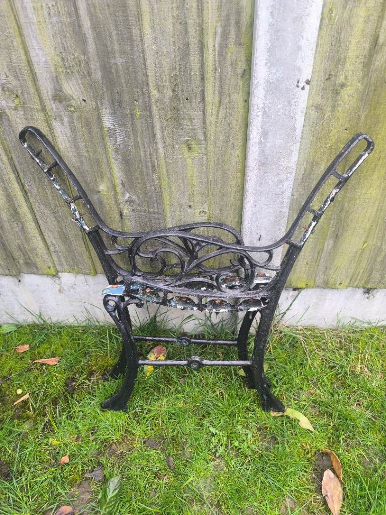 Cast Iron Bench Ends & Back