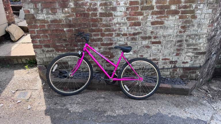 Bright Pink Mountain Bike – Shimano Parts, Fair Condition