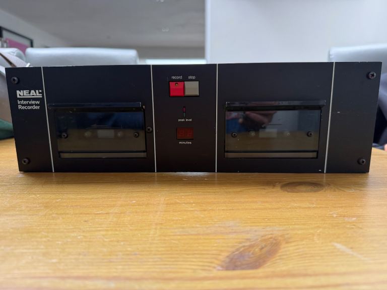 Police Interview Tape Recorder. Non functioning but ideal as stage/ TV/ Film Prop