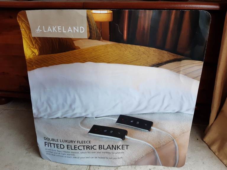 Lakeland double luxury fleece fitted electric blanket Model No.24188