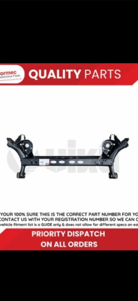 Volkswagen polo / seat rear subframe 2009-2022
