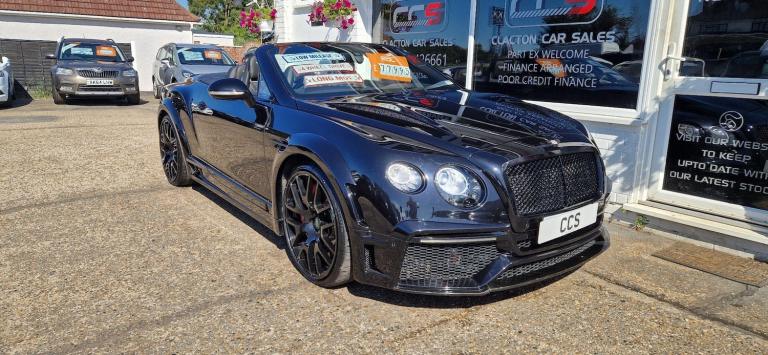 2017 Bentley Continental 4.0 V8 GTC S Auto 4WD Euro 6 2dr CONVERTIBLE Petrol Automatic
