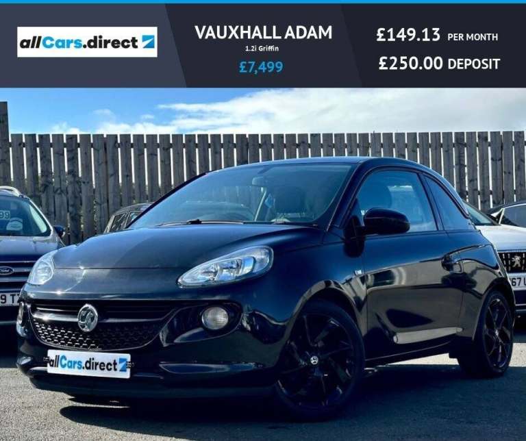 2019 Vauxhall ADAM 1.2i Griffin  Hatchback Petrol Manual