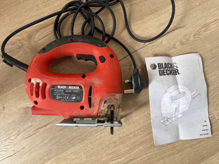 Black and Decker Jigsaw – Good Condition, with Manual