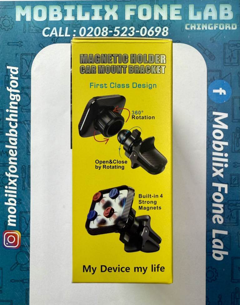 H-CT178 Airvent Square Magnetic Car Mount Bracket Strong 360° Rotation Holder for Mobile Devices