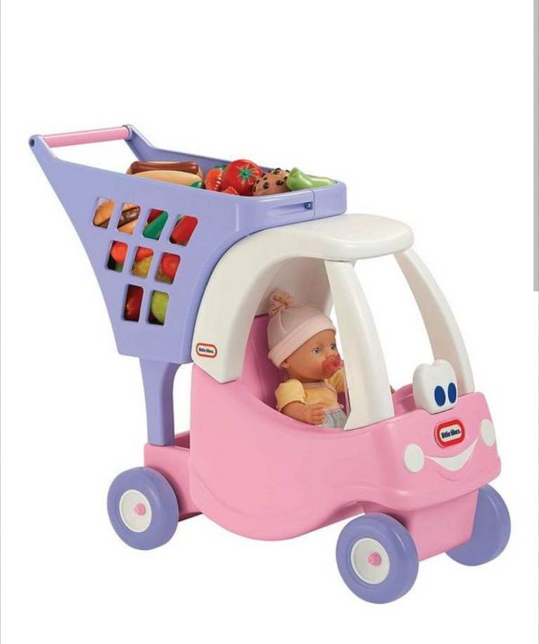 Little Tikes Pink Shopping cart toy brand new 