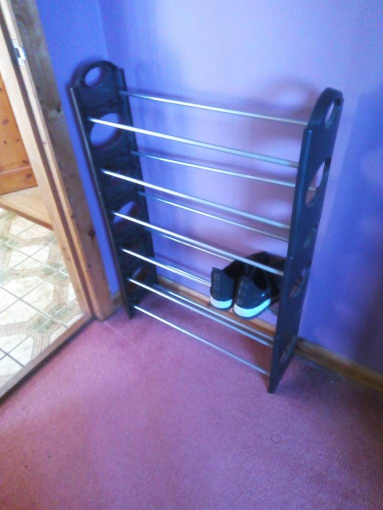Shoe rack.