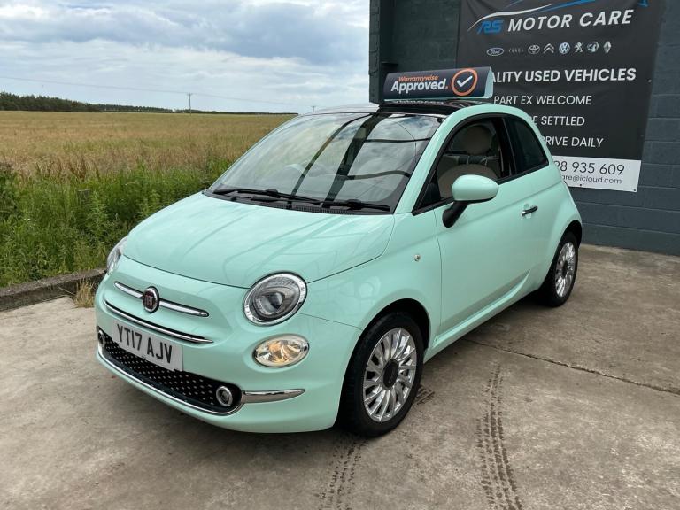 2017 Fiat 500 1.2 Lounge 3dr HATCHBACK Petrol Manual