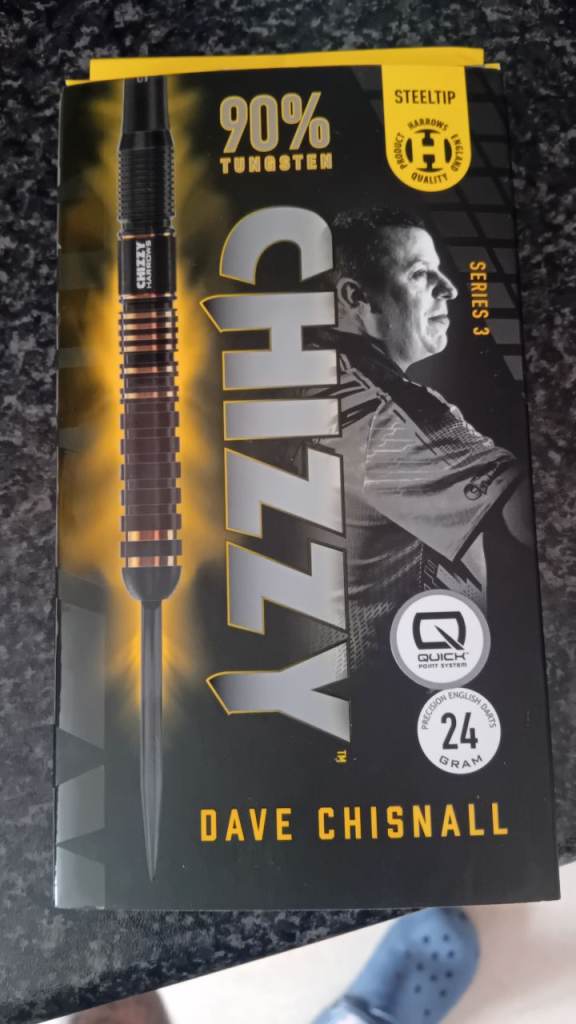 Target Chizzy Dave Chisnall 90% Tungsten Darts 24g - NEW