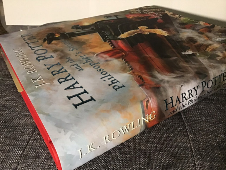 FIRST EDITION BARGAIN - ILLUSTRATED HARRY POTTER & THE PHILOSOPHER’s STONE - HARD-BACK