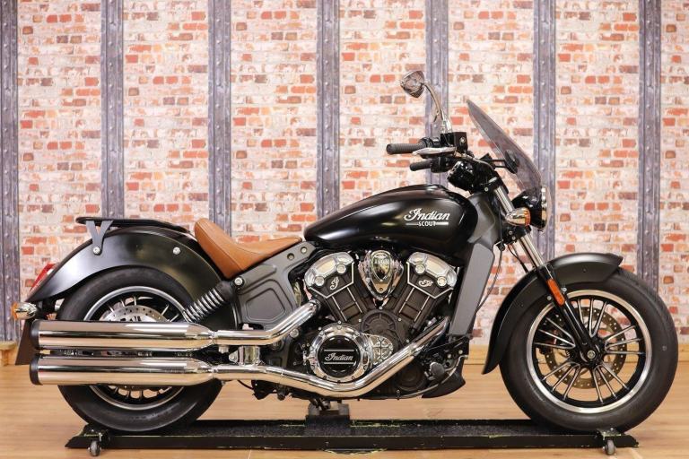 2017 INDIAN SCOUT - ONLY 9,960 MILES - SUPERB CONDITION - NICE EXTRAS