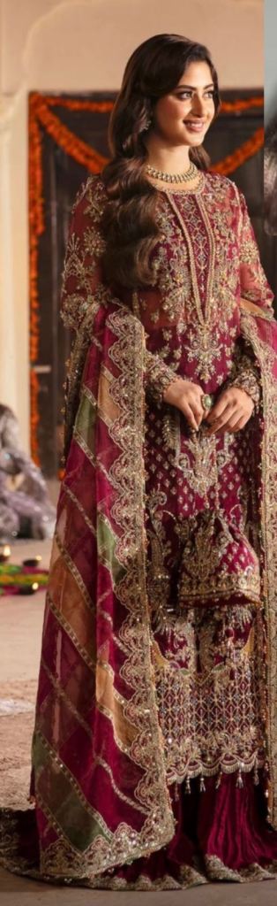 Kanwal Malik Pakistani wedding outfit 
