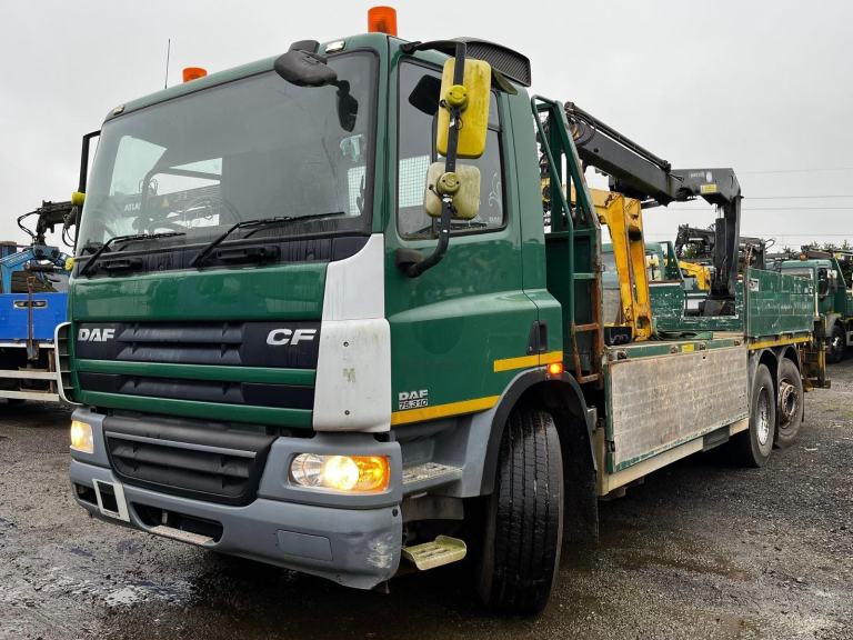 2013 DAF CF 75.310 DROPSIDE WITH HMF 1430 CRANE