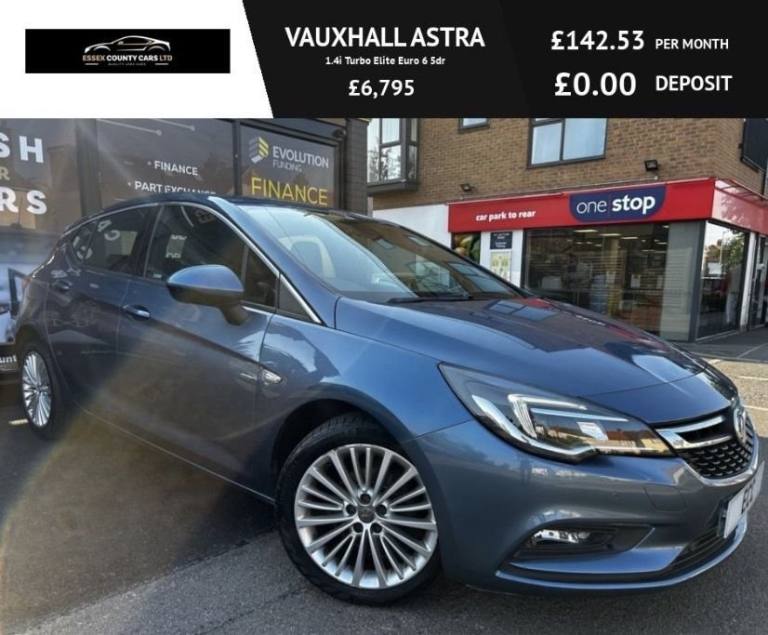 2017 Vauxhall Astra 1.4i Turbo Elite Euro 6 5dr Hatchback Petrol Manual