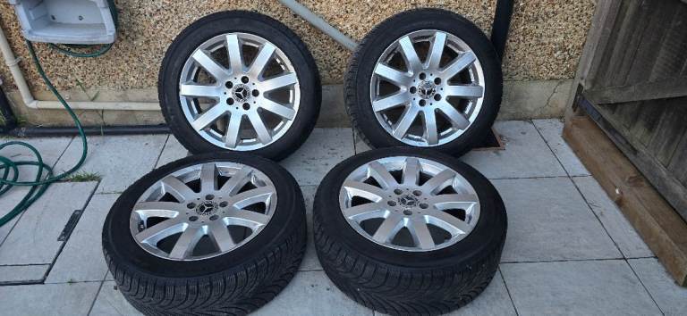 Genuine Mercedes-Benz 17" Alloy Wheels with tyres – £300