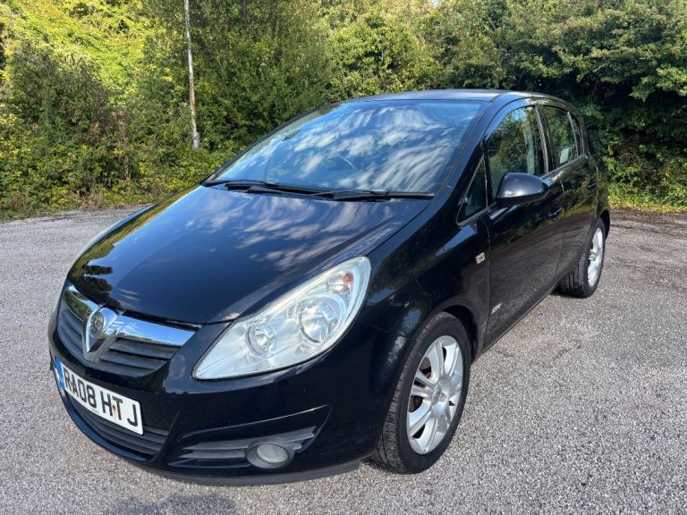 2008 VAUXHALL CORSA DESIGN 1.2 PETROL MANUAL 5dr HATCHBACK *** LONG MOT ***
