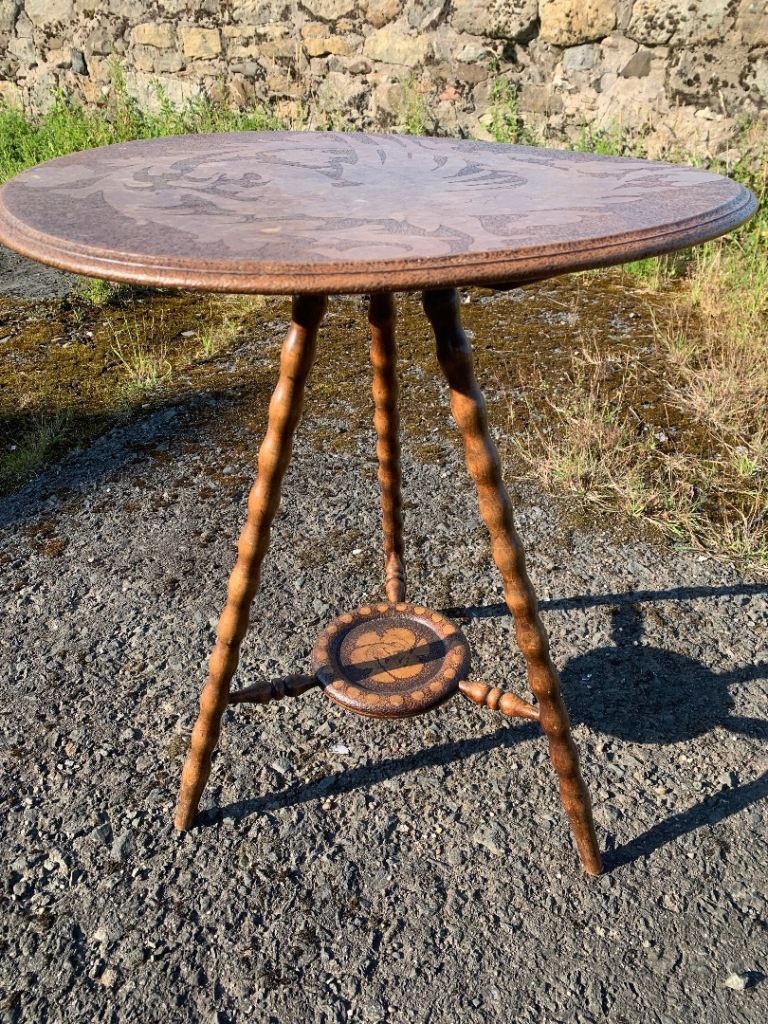 Amazing unique antique window table, 