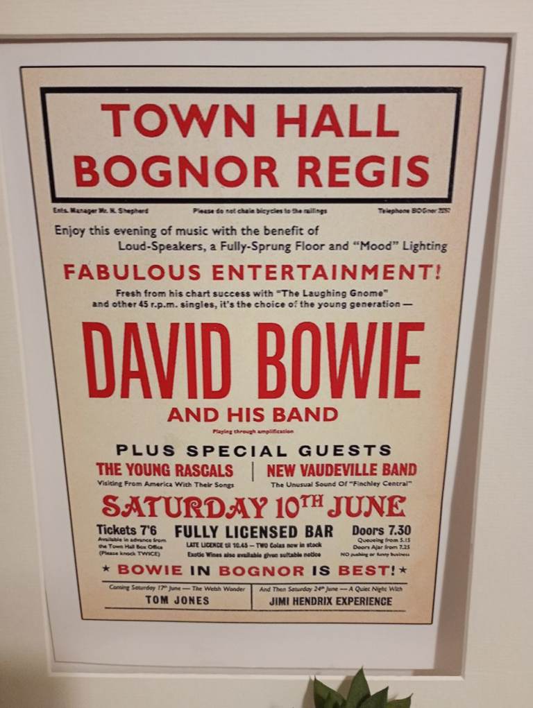 image for Rare David Bowie Print 
