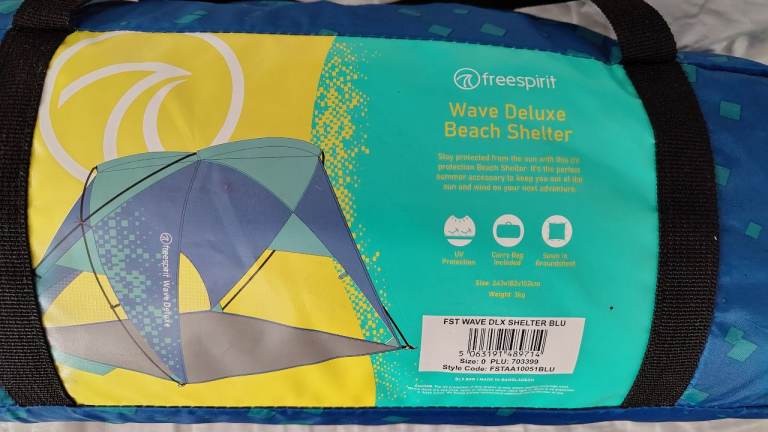 Large beach tent/sun shelter- used once