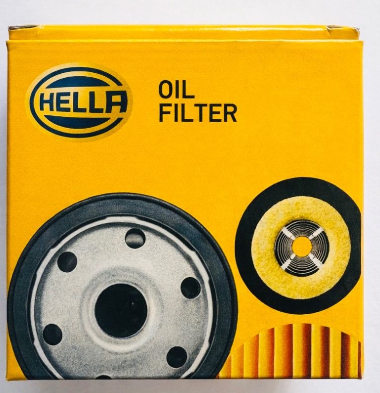 HELLA Oil Filter – Fits Toyota Prius 1.8 Hybrid + Yaris, Corolla, Auris – New