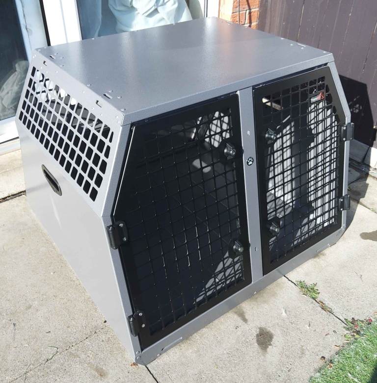 Trans K9 ( C19 ) Transport double dog crate ( Lockable & Crash Tested ) TransK9