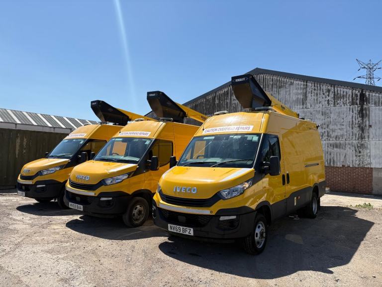 Choice of 2020 Iveco Daily 50c18 3.0 euro6 versalift VTL 14-5f cherry pickers 