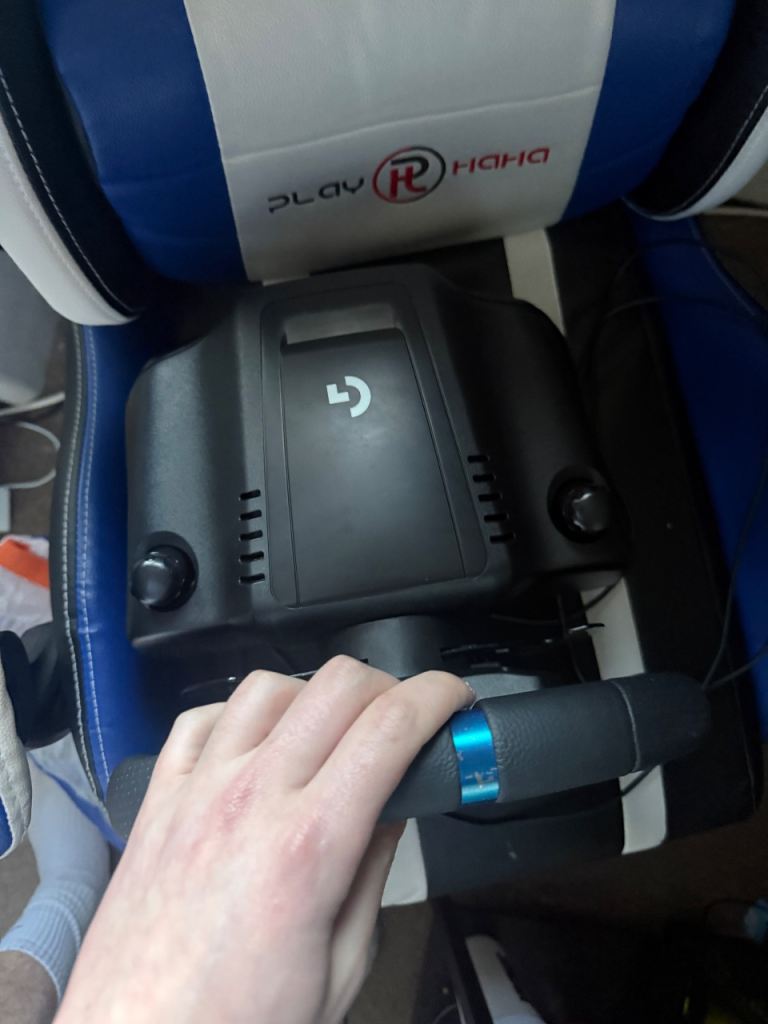 Logitech g923 steering wheel PS5/PC Only steering wheel no pedals.