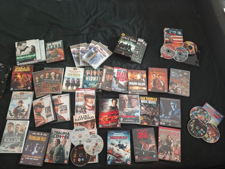 Large Collection of History and War DVDs – Good Condition (30+ discs)