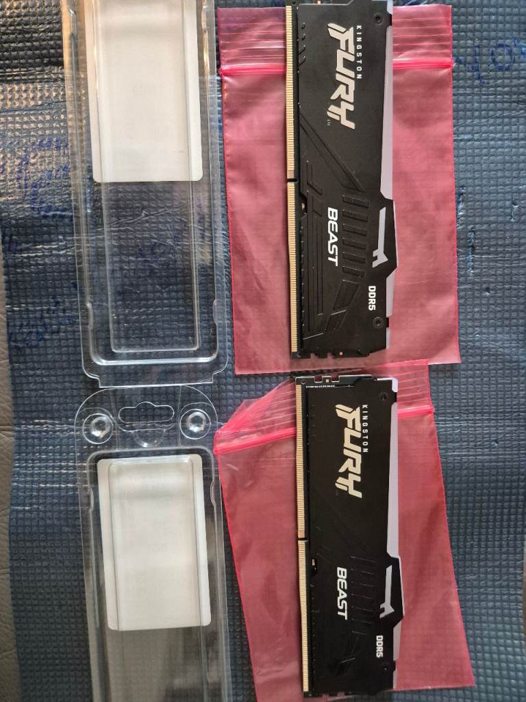 Kingston kingston fury beast xmp profile 6000 mhz ddr5 64gb (2x32gb)